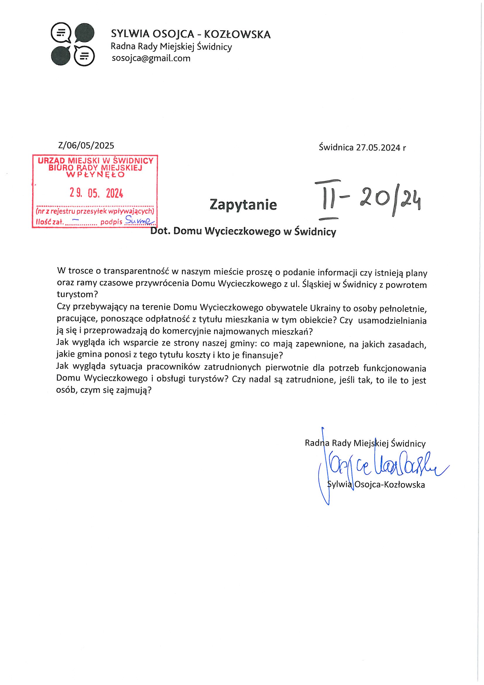 interpelacja nr II 20 24