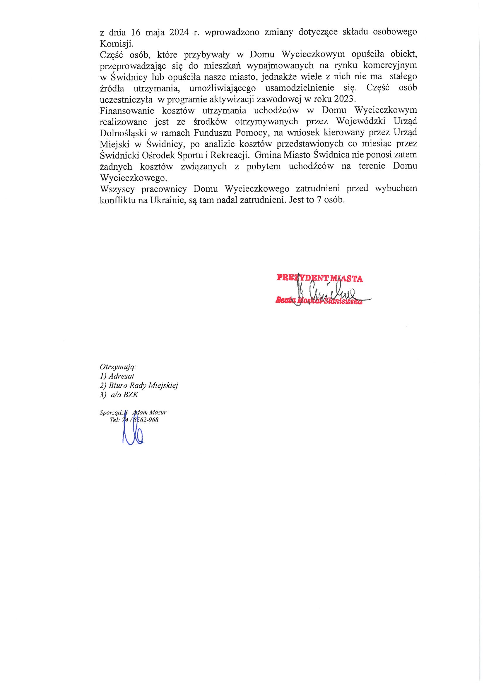 interpelacja nr II 20 24 odp Strona 2