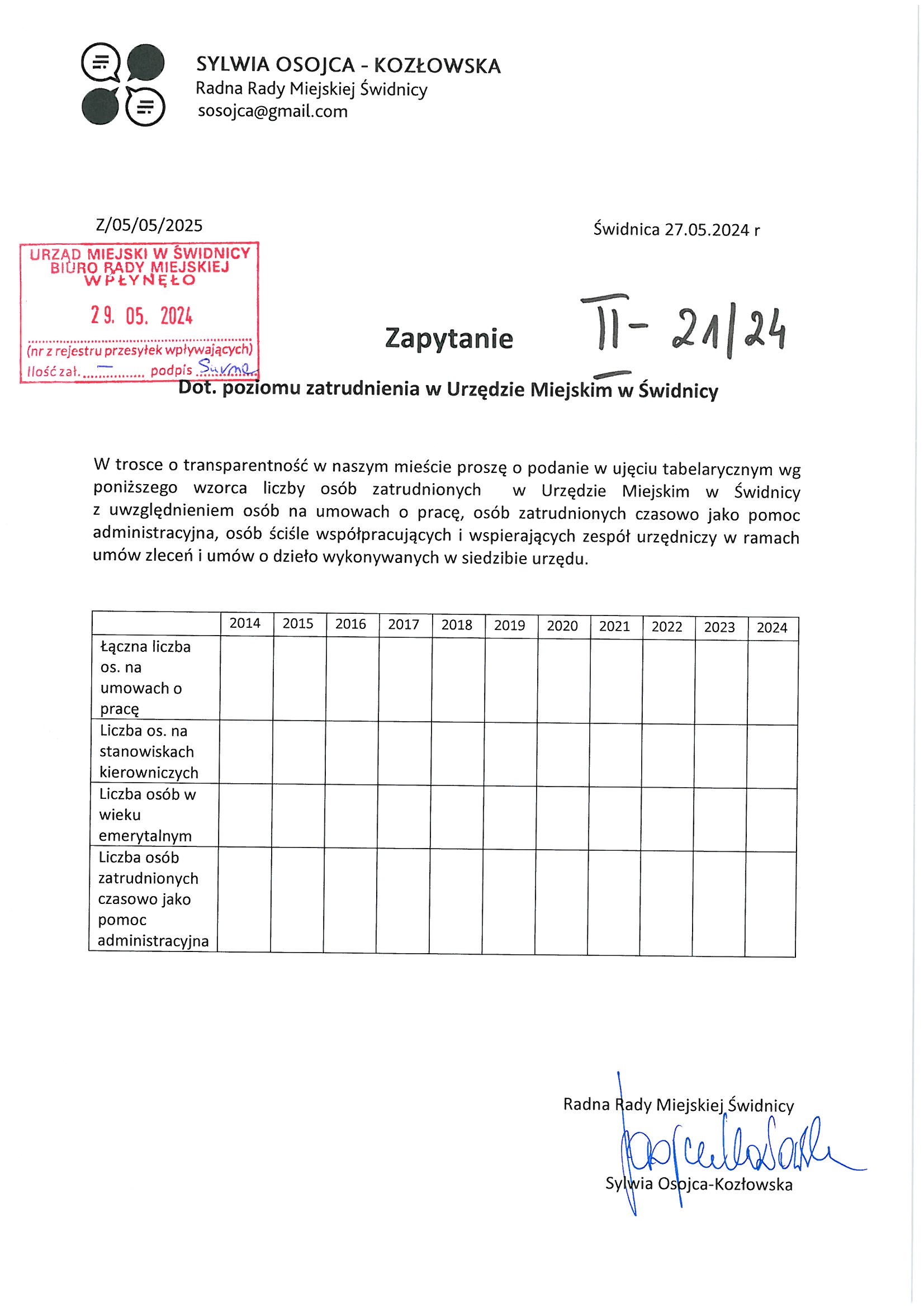 interpelacja nr II 21 24