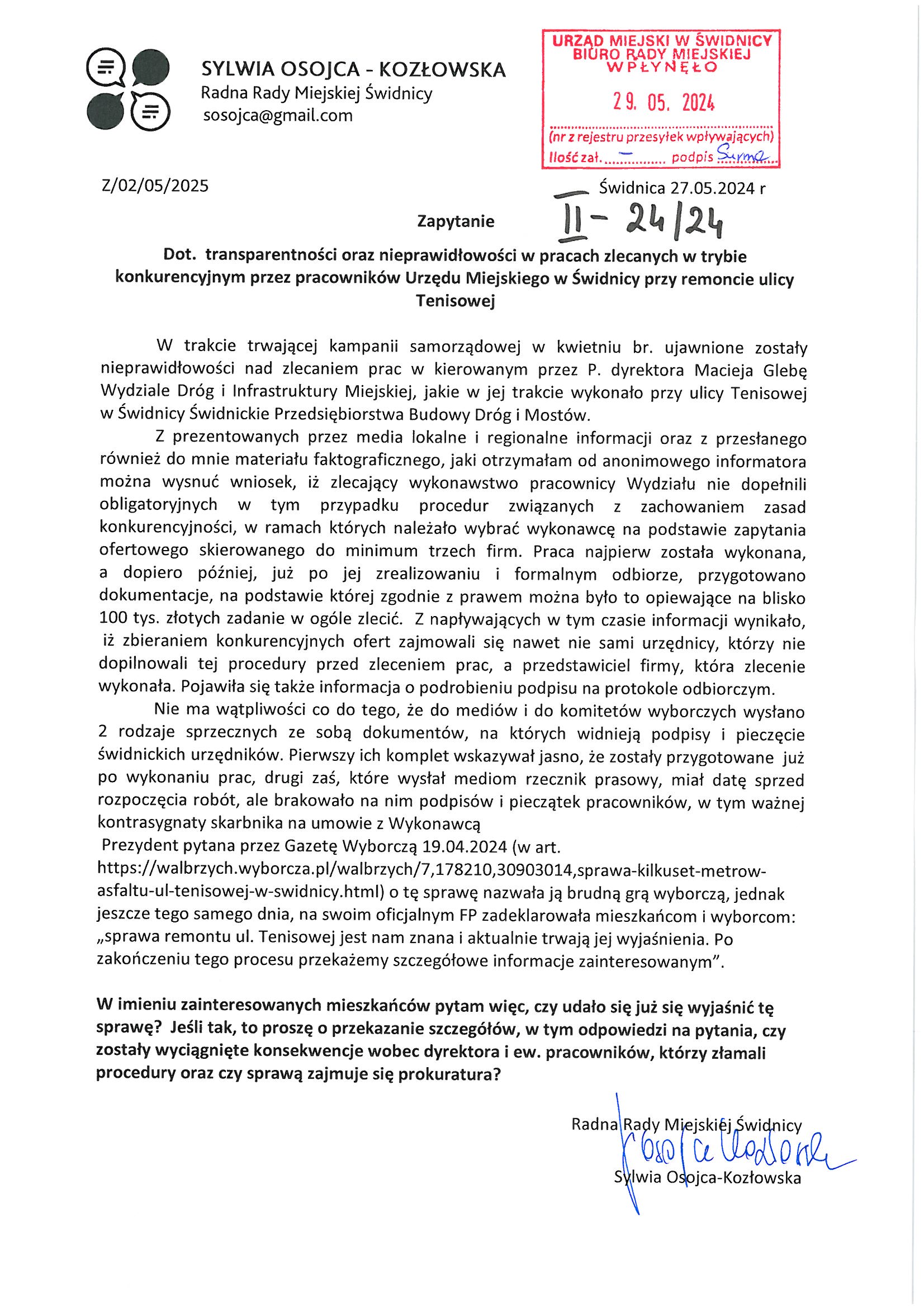 interpelacja nr II 24 24