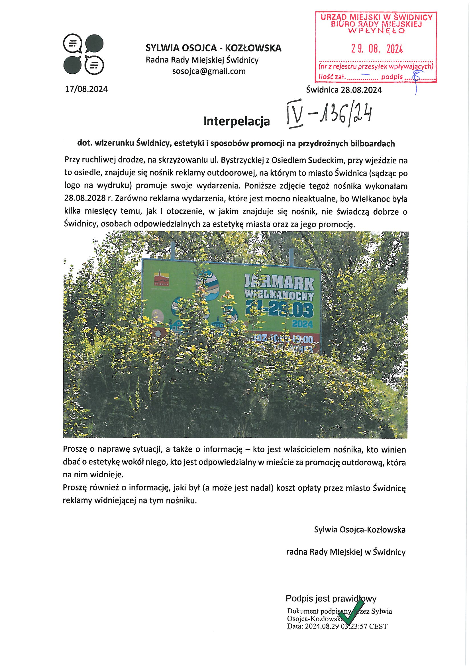interpelacja nr IV 136 24
