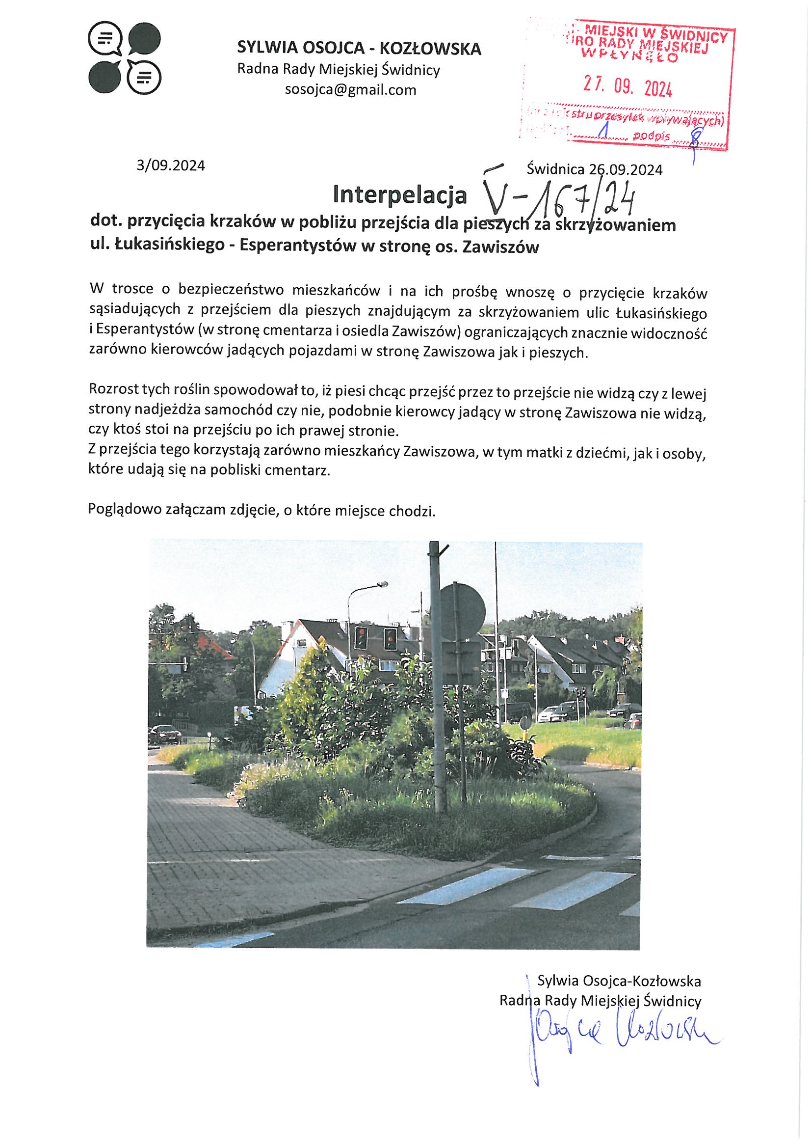 interpelacja nr V 167 24