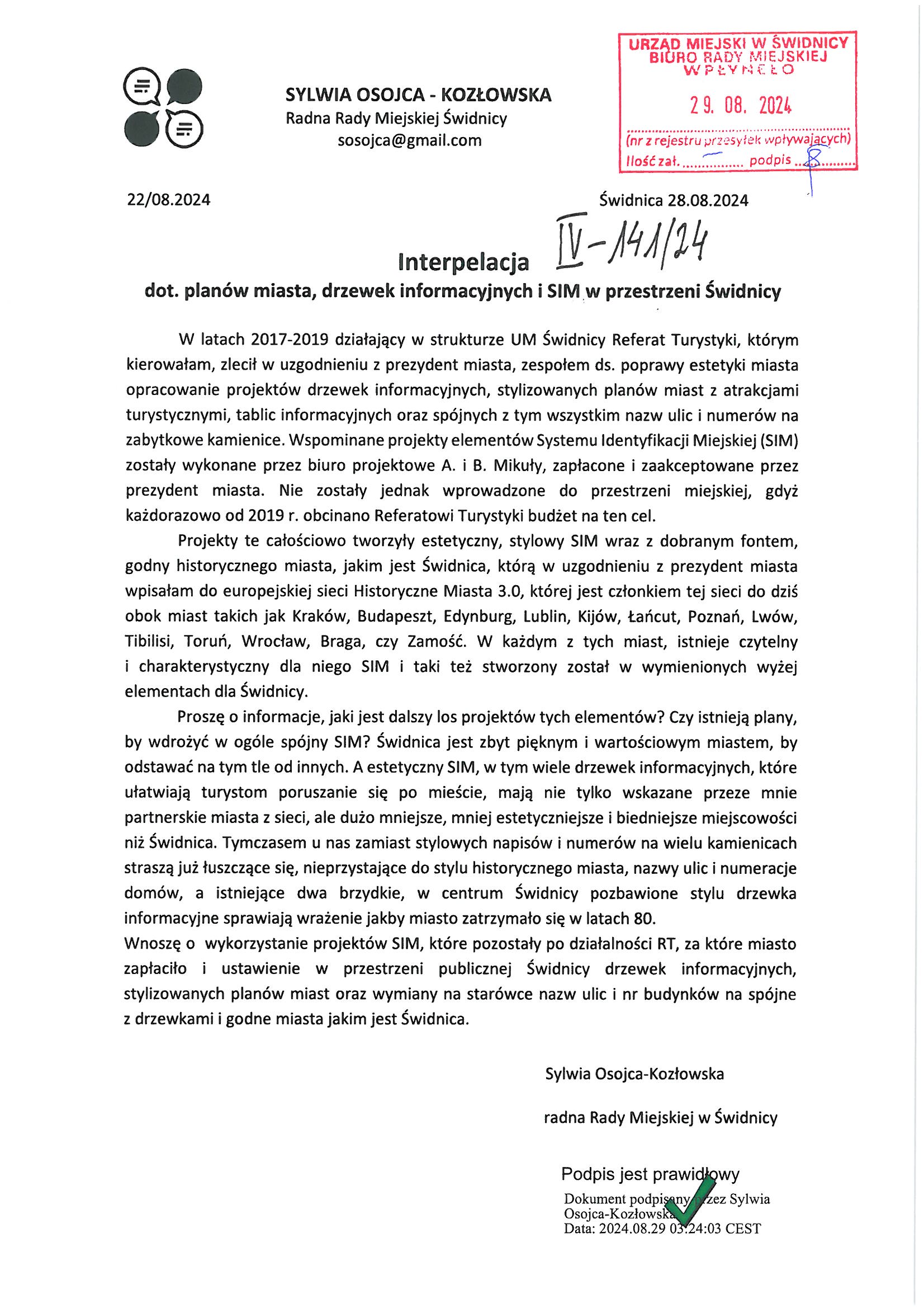 interpelacja nr IV 141 24